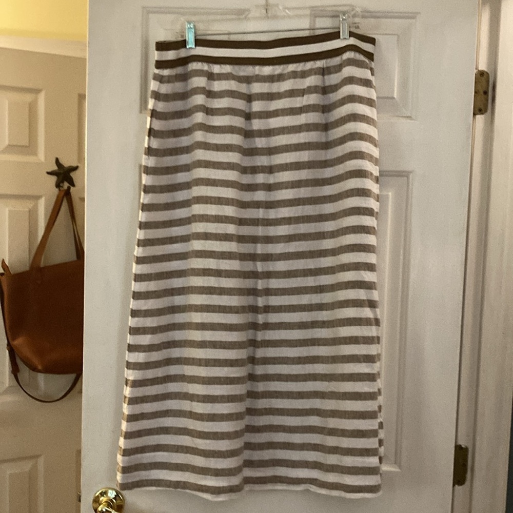 NEW! JJill skirt in washable linen! - Picture 3 of 10